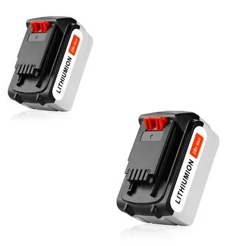 2PCS 20V 6000mAh Li-ion Power Tool Replacement Battery for BLACK & DECKER LB20 LBX20 LBXR20 LB2X4020-OPE high quality
2PCS 20V 6000mAh Li-ion Power Tool Replacement Battery for BLACK & DECKER LB20 LBX20 LBXR20 LB2X4020-OPE high quality