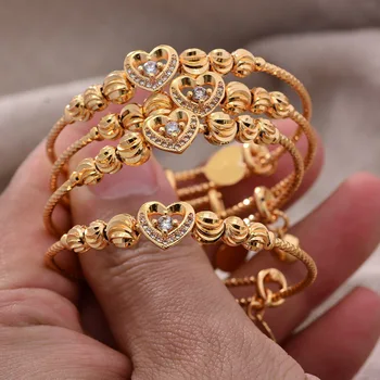 4PCS 24K African Arab Gold Color Kids Bangles Bracelet Children Jewelry Bangles Newborn Baby Bracelets Gifts 
4PCS 24K African Arab Gold Color Kids Bangles Bracelet Children Jewelry Bangles Newborn Baby Bracelets Gifts