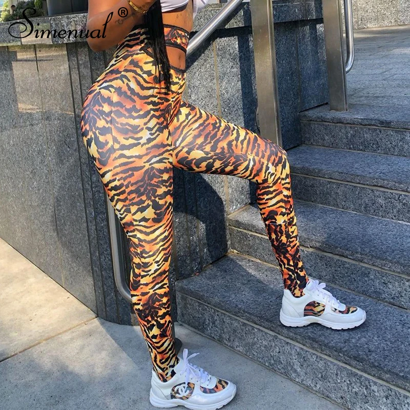 Simenual Tiger Printed High Waist Sportswear Workout Leggings Women Fitness Athleisure Cut Out Fashion 2019 Active Wear Leggings
Simenual Tiger Printed High Waist Sportswear Workout Leggings Women Fitness Athleisure Cut Out Fashion 2019 Active Wear Leggings