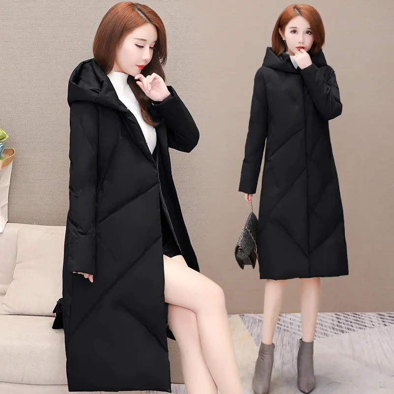2019 Winter New Style Korean-style Fashion Slim Fit Slimming Hooded Cotton-padded Clothes Women's Mid-length Western Style Warm
2019 Winter New Style Korean-style Fashion Slim Fit Slimming Hooded Cotton-padded Clothes Women's Mid-length Western Style Warm
