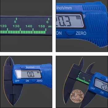 Measuring Tool Stainless Steel Digital Caliper 6 "150mm Messschieber paquimetro measuring instrument Vernier Calipers new
Measuring Tool Stainless Steel Digital Caliper 6 "150mm Messschieber paquimetro measuring instrument Vernier Calipers new