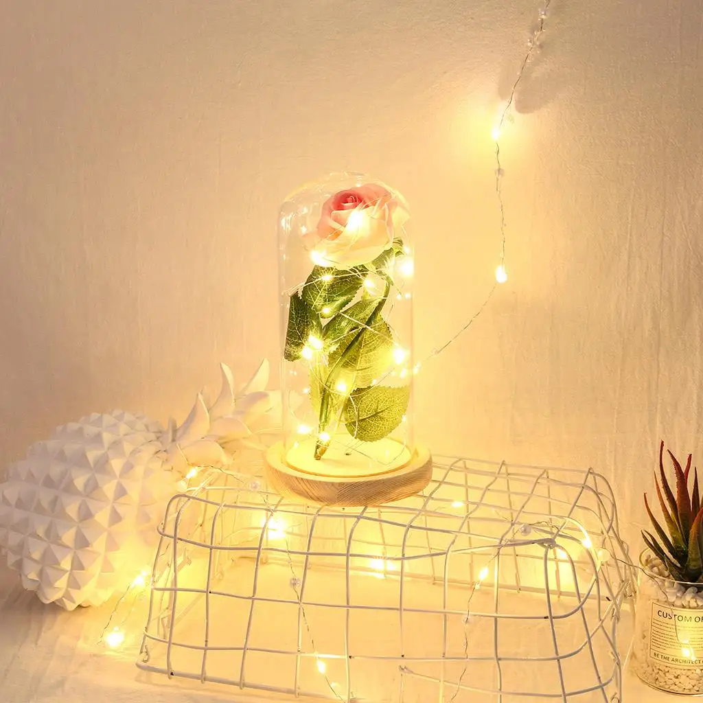 Rose Glass Cover Eternal Flower Wooden 1 Roses Valentine'S Day Present Colour Immortality Romantic Preserved Fresh Flower
Rose Glass Cover Eternal Flower Wooden 1 Roses Valentine'S Day Present Colour Immortality Romantic Preserved Fresh Flower