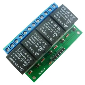 4CH 5V Flip-Flop Latch Relay Module Bistable Self-locking Switch Low pulse trigger Board for Arduino Smart home LED Motor
4CH 5V Flip-Flop Latch Relay Module Bistable Self-locking Switch Low pulse trigger Board for Arduino Smart home LED Motor