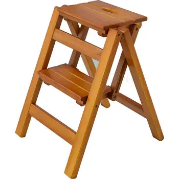 Shipping Solid Wood Household Multifunctional Two-step Folding Ladder Step Stool Indoor Climbing Ladder Dual-use Small Ladder He
Shipping Solid Wood Household Multifunctional Two-step Folding Ladder Step Stool Indoor Climbing Ladder Dual-use Small Ladder He