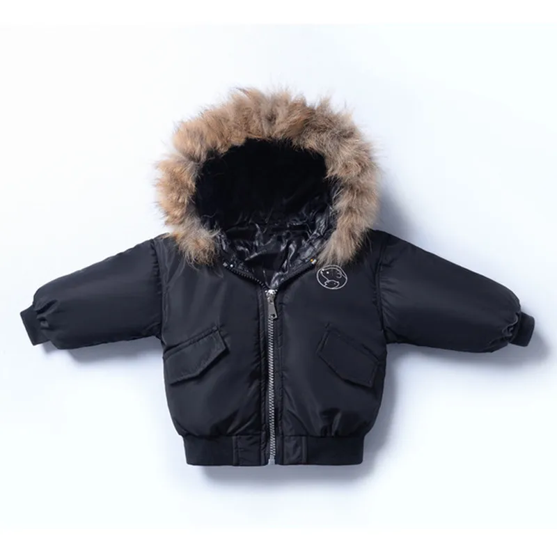 2019 Winter Boys Girls Down Jackets Hooded Outerwear Children Warm Thick Jacket Kids Clothes Outerwear Boy Girl Coats Ski Jacket (11)