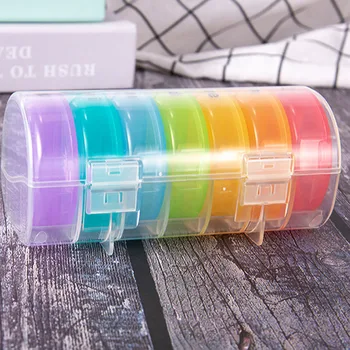 Medicine Holder Storage Box Weekly Pill Case Round Moisture-proof Splitter AM PM Portable Travel Multifunctional Organizer Mini
Medicine Holder Storage Box Weekly Pill Case Round Moisture-proof Splitter AM PM Portable Travel Multifunctional Organizer Mini