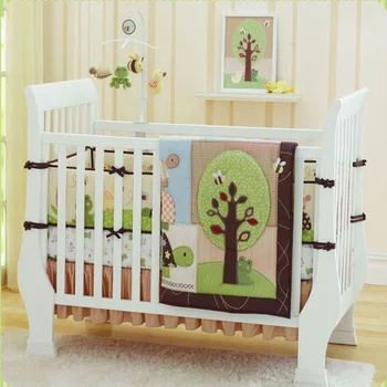 Baby Bedding Set 4set/Pcs Boys Girls Universal Cot Bedding Set Crib Sheet Cot Fence Tree Pattern Cotton Quilt Crib Bedding Set
Baby Bedding Set 4set/Pcs Boys Girls Universal Cot Bedding Set Crib Sheet Cot Fence Tree Pattern Cotton Quilt Crib Bedding Set