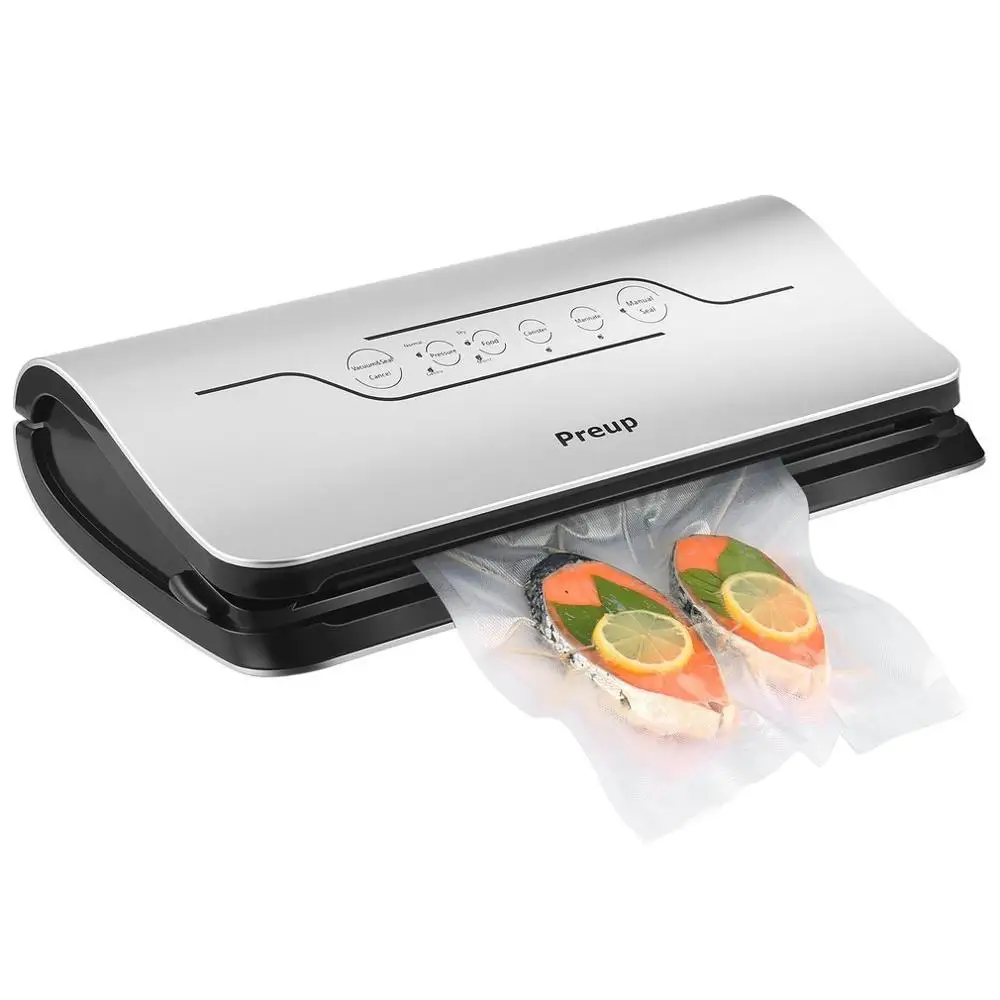 Food Vacuum Sealer Machine with Bag Corner Cutter Sealing System Packaging Machine Film Sealer with Vacuum Bags LED Indicator
Food Vacuum Sealer Machine with Bag Corner Cutter Sealing System Packaging Machine Film Sealer with Vacuum Bags LED Indicator