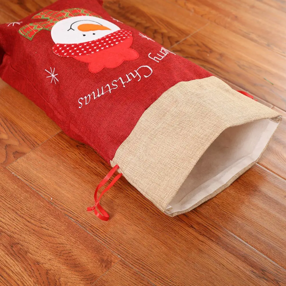 christmas decoration christmas gift bag candy bag santa snowman