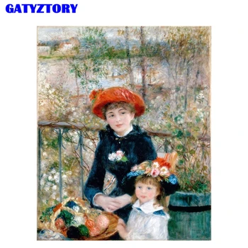 GATYZTORY Frame Figure Painting Mother-Daughter Kits Hand Painted Modern Wall Art Canvas Painting For Artwork Unique Gift
GATYZTORY Frame Figure Painting Mother-Daughter Kits Hand Painted Modern Wall Art Canvas Painting For Artwork Unique Gift