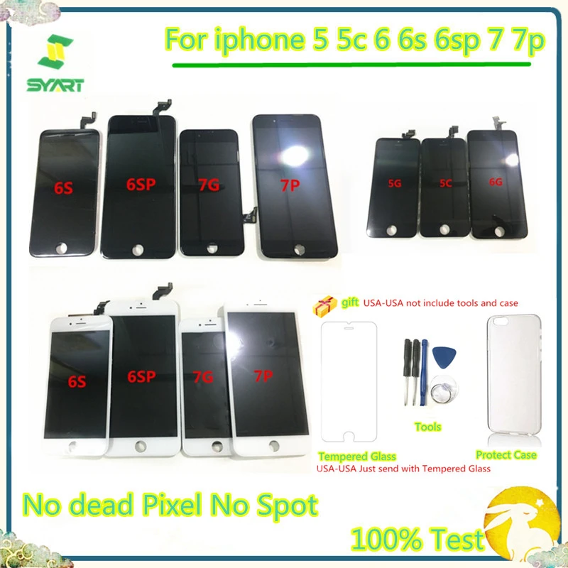 100% Tested AAA LCD Display For iphone6S Touch Screen Digitizer LCD Screen For iphone7 pantalla For iphone5 6 6S 6SP 7 7P LCDs
100% Tested AAA LCD Display For iphone6S Touch Screen Digitizer LCD Screen For iphone7 pantalla For iphone5 6 6S 6SP 7 7P LCDs