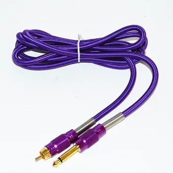 Multi-color 1.8M Nylon Braided Tattoo Machine Clip Cord RCA Cable Tattoo Gun Soft Copper Wire Tattoo Power Supply Tool Accessory 
Multi-color 1.8M Nylon Braided Tattoo Machine Clip Cord RCA Cable Tattoo Gun Soft Copper Wire Tattoo Power Supply Tool Accessory