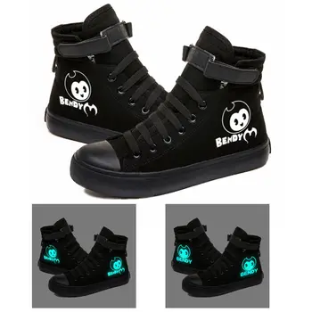 Women Men Bendy And The Ink Machine Canvas Shoes Sneakers Luminous Shoes Teenagers Casual Shoes Breathable Students Flat Shoes 
Women Men Bendy And The Ink Machine Canvas Shoes Sneakers Luminous Shoes Teenagers Casual Shoes Breathable Students Flat Shoes