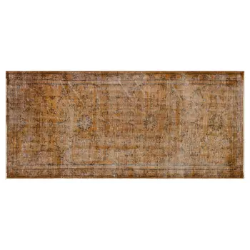 Handmade Brown Vintage Overdyed Turkish Area Rug 092x200 Cm-3'0''X6'7''
Handmade Brown Vintage Overdyed Turkish Area Rug 092x200 Cm-3'0''X6'7''