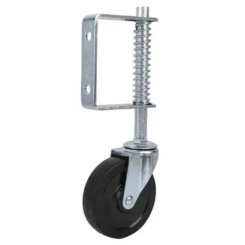 4" Rubber Gate Wheel Spring Loaded Swivel Caster Heavy Duty 220lbs Load Capacity
4" Rubber Gate Wheel Spring Loaded Swivel Caster Heavy Duty 220lbs Load Capacity