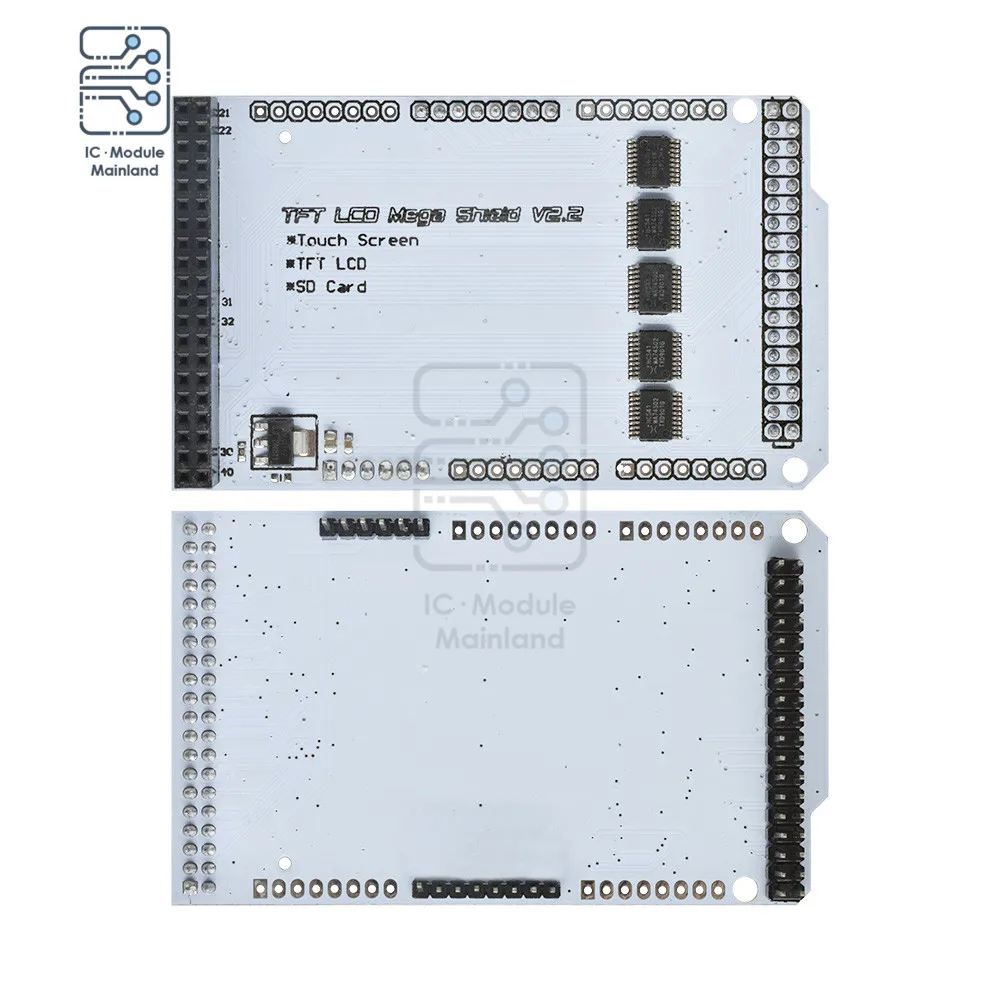 

TFT LCD MEGA Shield V2.2 Touch Screen LCD Display Expansion Board TFT Panel Compatible for Arduino MEGA 2560