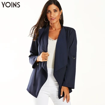 YOINS 2020 Autumn Winter Women Jackets Self-tie Long Adjustable Sleeve Drawstring Waist Casual Work Crop Coats Female Navy Bluas
YOINS 2020 Autumn Winter Women Jackets Self-tie Long Adjustable Sleeve Drawstring Waist Casual Work Crop Coats Female Navy Bluas