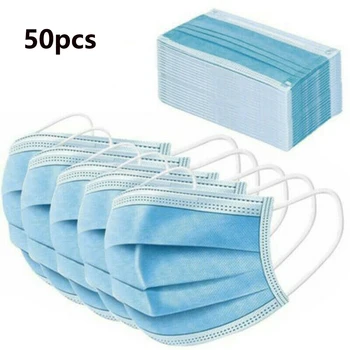 50PCS Outdoor One-off Face Mouth Cover Ptotective Shield Breathable Anti-haze Disposable Mask 3 Layer Protection Dust Filter
50PCS Outdoor One-off Face Mouth Cover Ptotective Shield Breathable Anti-haze Disposable Mask 3 Layer Protection Dust Filter