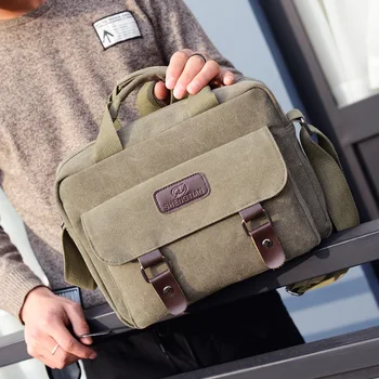 2020 new men's handbag horizontal section large capacity shoulder Messenger bag casual men's bag retro canvas bag briefcase men
2020 new men's handbag horizontal section large capacity shoulder Messenger bag casual men's bag retro canvas bag briefcase men