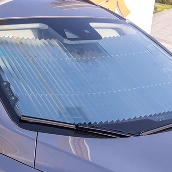 Upgarde Retractable SUV Truck Car Front Windshield Sunshade 460mm/650mm/700mm/800mm Rear Window SunVisor UV Protection Curtain
Upgarde Retractable SUV Truck Car Front Windshield Sunshade 460mm/650mm/700mm/800mm Rear Window SunVisor UV Protection Curtain