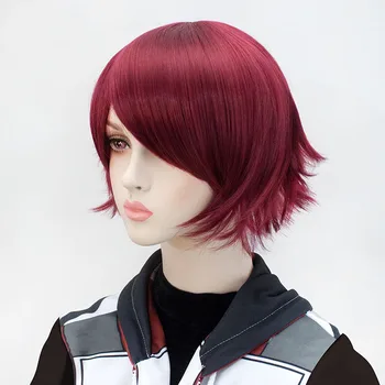 LANLAN Arknights Cosplay wig Slant bangs, close your face and turn upside down. Wine red Short hair High temperature fiber
LANLAN Arknights Cosplay wig Slant bangs, close your face and turn upside down. Wine red Short hair High temperature fiber