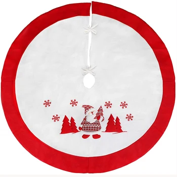 50 pcs 35.4"/90cm Christmas Tree Skirt With Adorable Santa Claus Xmas Holiday Party Decorations Themed with Christmas Ornaments
50 pcs 35.4"/90cm Christmas Tree Skirt With Adorable Santa Claus Xmas Holiday Party Decorations Themed with Christmas Ornaments