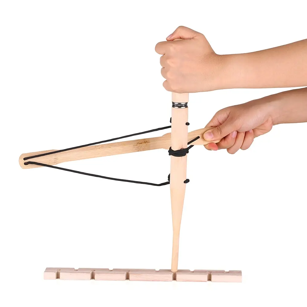 Bow Drill Kit Primitive Wood Survival Practice Friction Fire Tool Outdoor Wooden Educational Learning Kits | Спорт и развлечения
