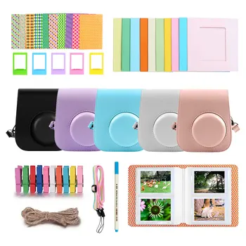Besegad 40PCS Camera Accessories Kit with PU Case Photo Frame Album Stickers Strap for Fujifilm Instax Mini 11 Camera
Besegad 40PCS Camera Accessories Kit with PU Case Photo Frame Album Stickers Strap for Fujifilm Instax Mini 11 Camera