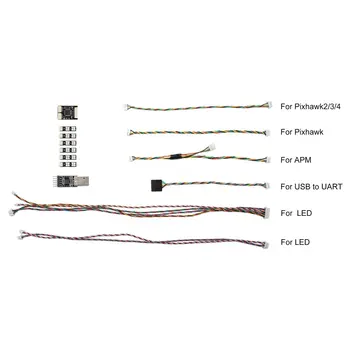 JMT External LED Controller with RGB LED Strip for APM Pixhawk Ardupilot PX4 RGB Navigation Light Quadcopter Hexacopter Drone
JMT External LED Controller with RGB LED Strip for APM Pixhawk Ardupilot PX4 RGB Navigation Light Quadcopter Hexacopter Drone