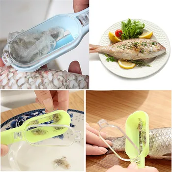 Fish Skin Brush Fast Remove Fish Peeler Gadgets New Practical Fish Scale Scraper Planer Tool Cleaner Kitchen Cooking Tool Peeler
Fish Skin Brush Fast Remove Fish Peeler Gadgets New Practical Fish Scale Scraper Planer Tool Cleaner Kitchen Cooking Tool Peeler