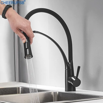 Kitchen Sink Black Flexible Faucets Hot Cold Water Mixer Crane Hand Held Sprayer Stream Tap Deck Mount Univeral Pipe Taps Grifos
Kitchen Sink Black Flexible Faucets Hot Cold Water Mixer Crane Hand Held Sprayer Stream Tap Deck Mount Univeral Pipe Taps Grifos