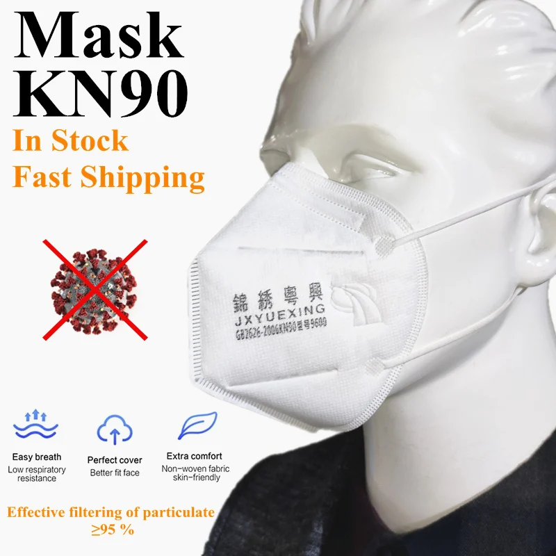 10pcs/Lot N90 KN90 Anti Coronavirus COVID-19 Filter 95 % Dust Bad Smell Bacteria PM 2.5 Proof Face Mouth Mask Meltblown Nonwoven
10pcs/Lot N90 KN90 Anti Coronavirus COVID-19 Filter 95 % Dust Bad Smell Bacteria PM 2.5 Proof Face Mouth Mask Meltblown Nonwoven