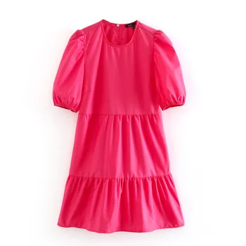 2020 summer new European and American style simple and versatile short poplin dress
2020 summer new European and American style simple and versatile short poplin dress