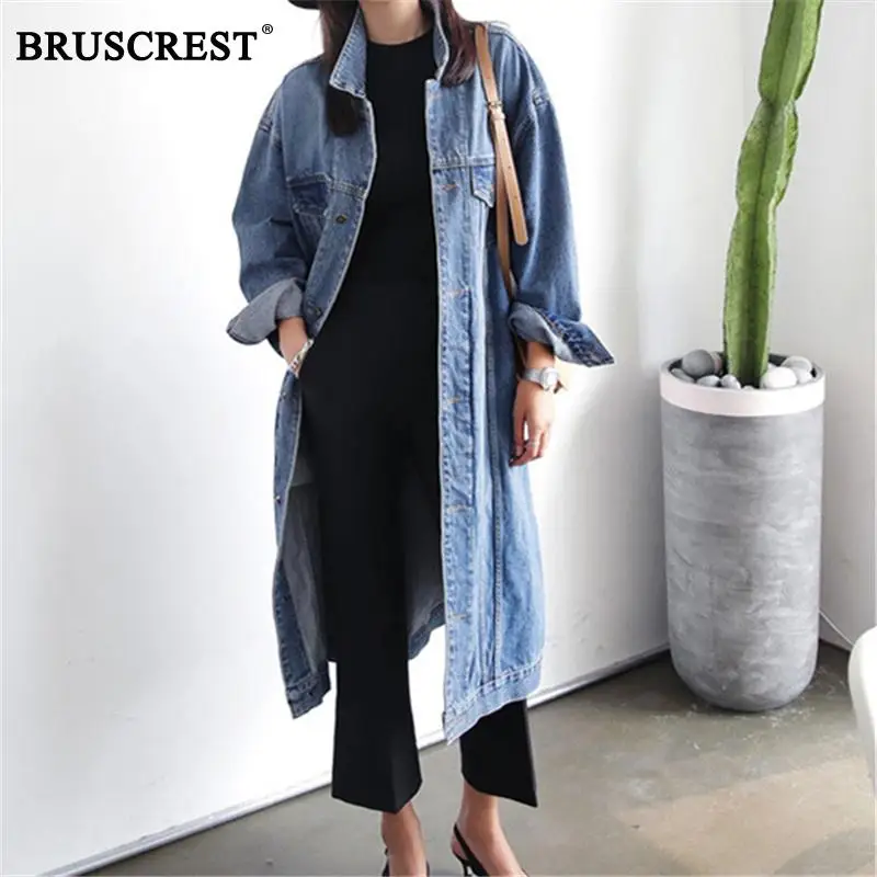 Women Clothes 2019 Korean Clothes Long Loose Vintage Coats Overcoat ladies Trench coat Streetwear Plus Size Denim Trench Coat
Women Clothes 2019 Korean Clothes Long Loose Vintage Coats Overcoat ladies Trench coat Streetwear Plus Size Denim Trench Coat