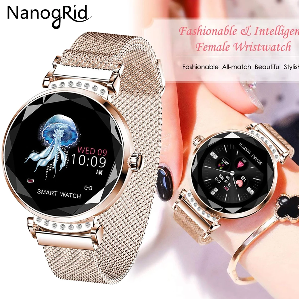 H2 Fashion Smart Watch Women Casual Girls Bracelet with Heart Rate Monitor Sleep Tracking IP67Waterproof Lady Fitness Smartwatch
H2 Fashion Smart Watch Women Casual Girls Bracelet with Heart Rate Monitor Sleep Tracking IP67Waterproof Lady Fitness Smartwatch