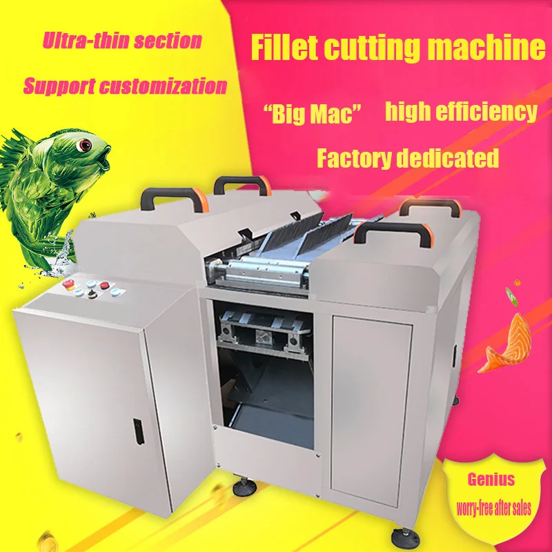 YC-1300 Fully Automatic Fish Cutting Machine Commercial Electric Small Multi-function Slicer Oblique Cut Pickled Fish Slicer
YC-1300 Fully Automatic Fish Cutting Machine Commercial Electric Small Multi-function Slicer Oblique Cut Pickled Fish Slicer