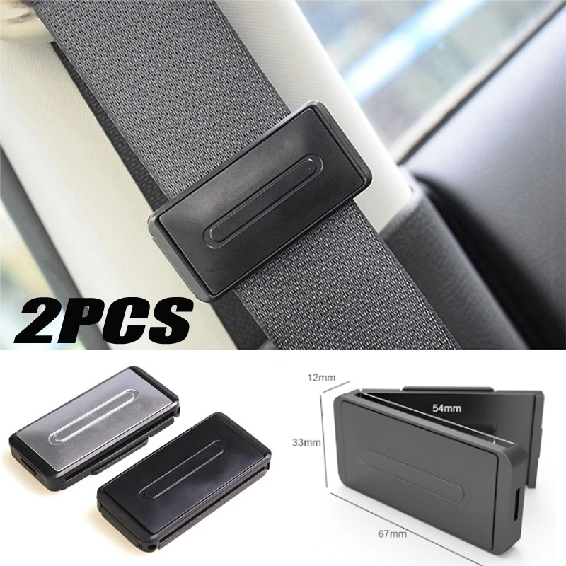 2Pcs Universal Car Safety Belt Clip Vehicle Adjustable Seat Belts Holder Stopper Buckle Safety Adjuster Clips Improves Comfort
2Pcs Universal Car Safety Belt Clip Vehicle Adjustable Seat Belts Holder Stopper Buckle Safety Adjuster Clips Improves Comfort