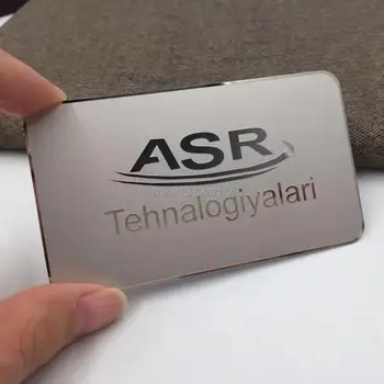 100pcs high grade stainless steel material mirror metal card for business/member/promotion printing QR code metal business card 
100pcs high grade stainless steel material mirror metal card for business/member/promotion printing QR code metal business card