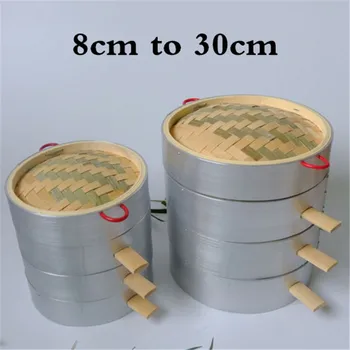 1 to 3 Cage with Cover Aluminum Bamboo Steamer stuffed bun dumpling Fish Vegetable Snack Basket pot cookware steam rice steamer
1 to 3 Cage with Cover Aluminum Bamboo Steamer stuffed bun dumpling Fish Vegetable Snack Basket pot cookware steam rice steamer