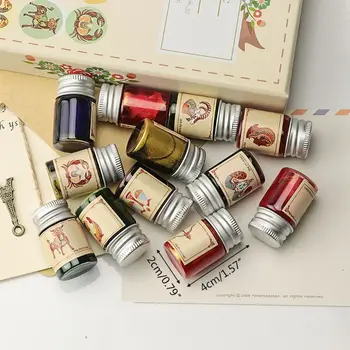 12 Constellation Ink Gold Powder Ink Fountain Glass Dip Pen Writing Signature Calligraphy Paint Filling Inks School Supply C26
12 Constellation Ink Gold Powder Ink Fountain Glass Dip Pen Writing Signature Calligraphy Paint Filling Inks School Supply C26