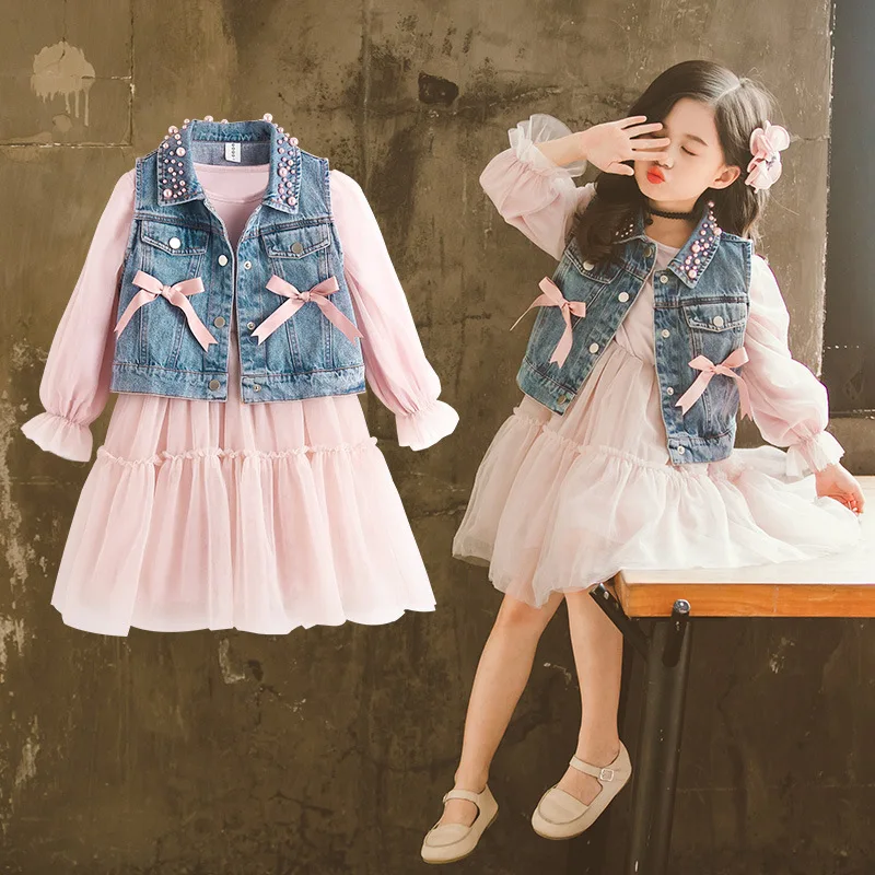 Summer Kids Dresses for Girls 4 6 8 10 Years Children Dress Casual Lady Girl Princess Teenagers Clothing | Детская одежда и обувь