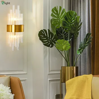 Living Room Luxury Gold E14 Led Wall Scones Modern Lustre Luminarias Glass Lamparas Fixtures Led Indoor Lighting
Living Room Luxury Gold E14 Led Wall Scones Modern Lustre Luminarias Glass Lamparas Fixtures Led Indoor Lighting