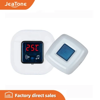 JeaTone Wireless door Bell Chime Temperature Monitoring Function 1 Outdoor Transmitter + 1 Indoor Receiver Door Bell 36 Melody
JeaTone Wireless door Bell Chime Temperature Monitoring Function 1 Outdoor Transmitter + 1 Indoor Receiver Door Bell 36 Melody