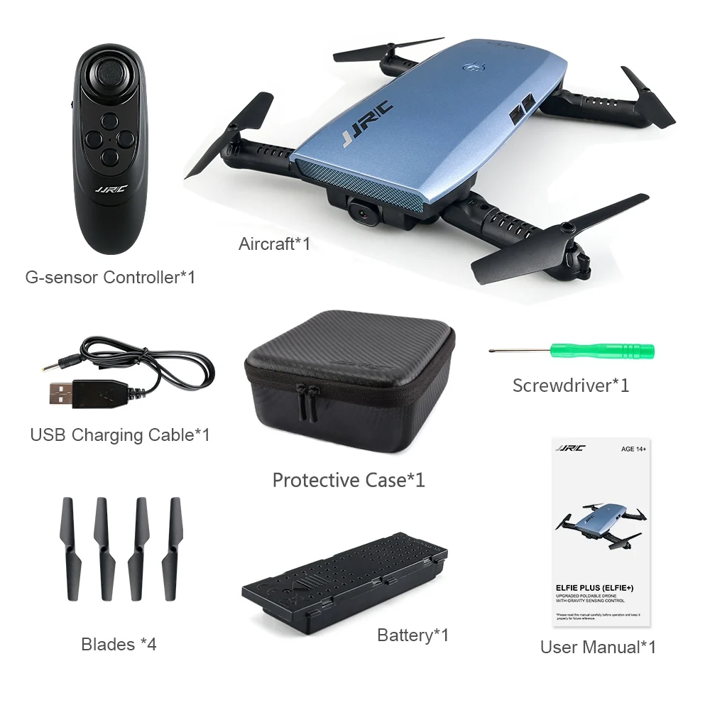 JJRC JJR/C H47 ELFIE Plus FPV HD Camera Upgraded Foldable Arm WIFI 6-Axis RC Drone Quadcopter Helicopter VS H37 Mini E56
JJRC JJR/C H47 ELFIE Plus FPV HD Camera Upgraded Foldable Arm WIFI 6-Axis RC Drone Quadcopter Helicopter VS H37 Mini E56
