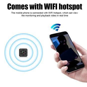 Mini Camera HD Wifi Sports Action Camera DV Aerial Camcorder Monitor with Waterproof Shell for Indoor Outdoor FKU66
Mini Camera HD Wifi Sports Action Camera DV Aerial Camcorder Monitor with Waterproof Shell for Indoor Outdoor FKU66