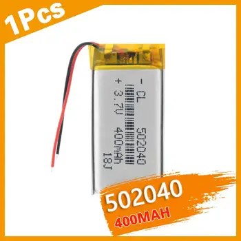 Rechargeable 3.7 V lithium polymer batteries 502040 400 mah With PCB For MP3 MP4 MP5 GPS PSP E-book Electric Toy LED Light
Rechargeable 3.7 V lithium polymer batteries 502040 400 mah With PCB For MP3 MP4 MP5 GPS PSP E-book Electric Toy LED Light