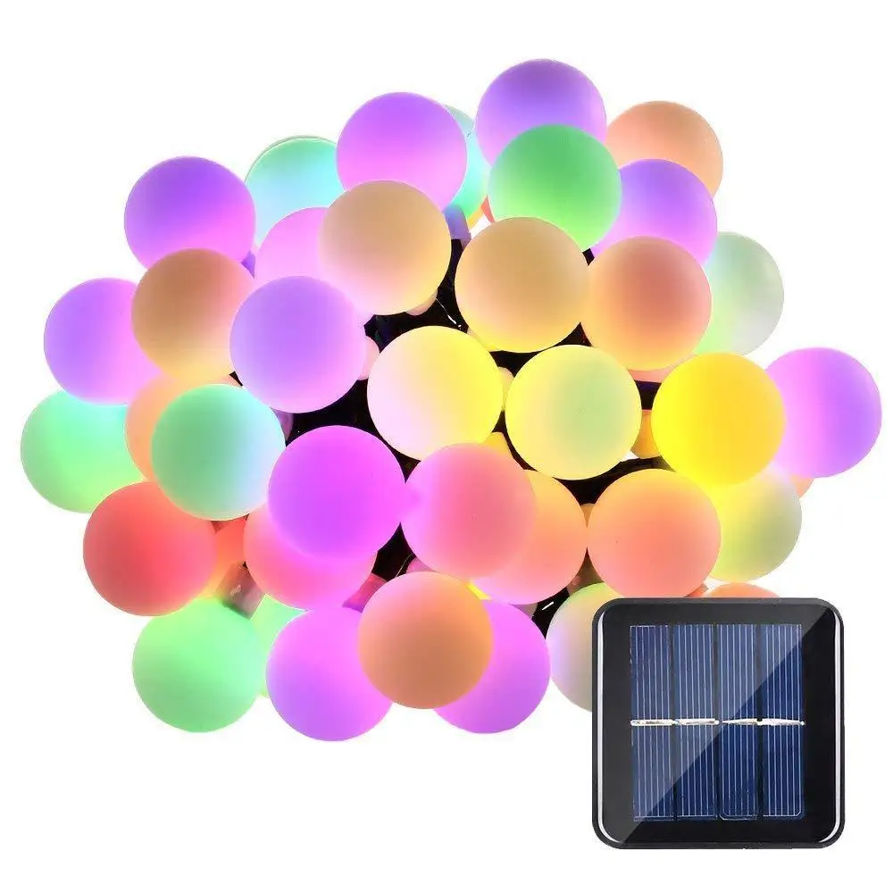 Cross Border for Solar Outdoor Waterproof 6.5 M 30led Lighting Chain Dull Polish Small round Ball Dragon Ball Ornamental Festoon
Cross Border for Solar Outdoor Waterproof 6.5 M 30led Lighting Chain Dull Polish Small round Ball Dragon Ball Ornamental Festoon