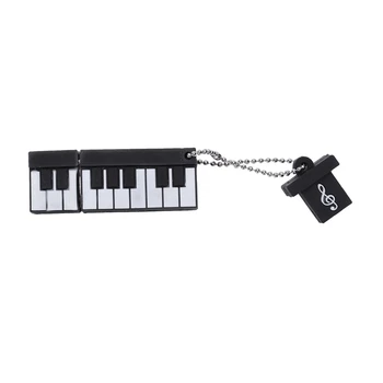 Piano USB2.0 Flash U disk Black and white
Piano USB2.0 Flash U disk Black and white