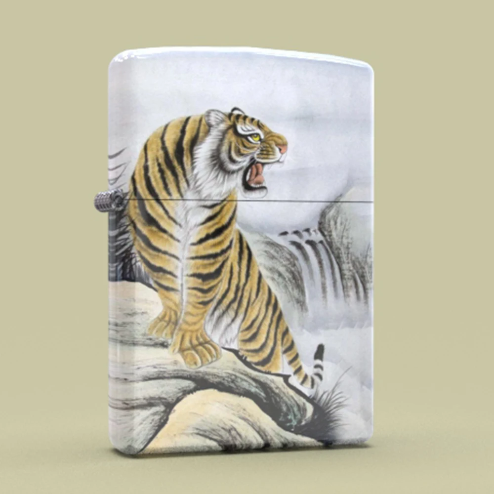 2022 new year series Tiger popular in paintting mountain river side tigers design for true man Made in USA for Zippo gift
2022 new year series Tiger popular in paintting mountain river side tigers design for true man Made in USA for Zippo gift