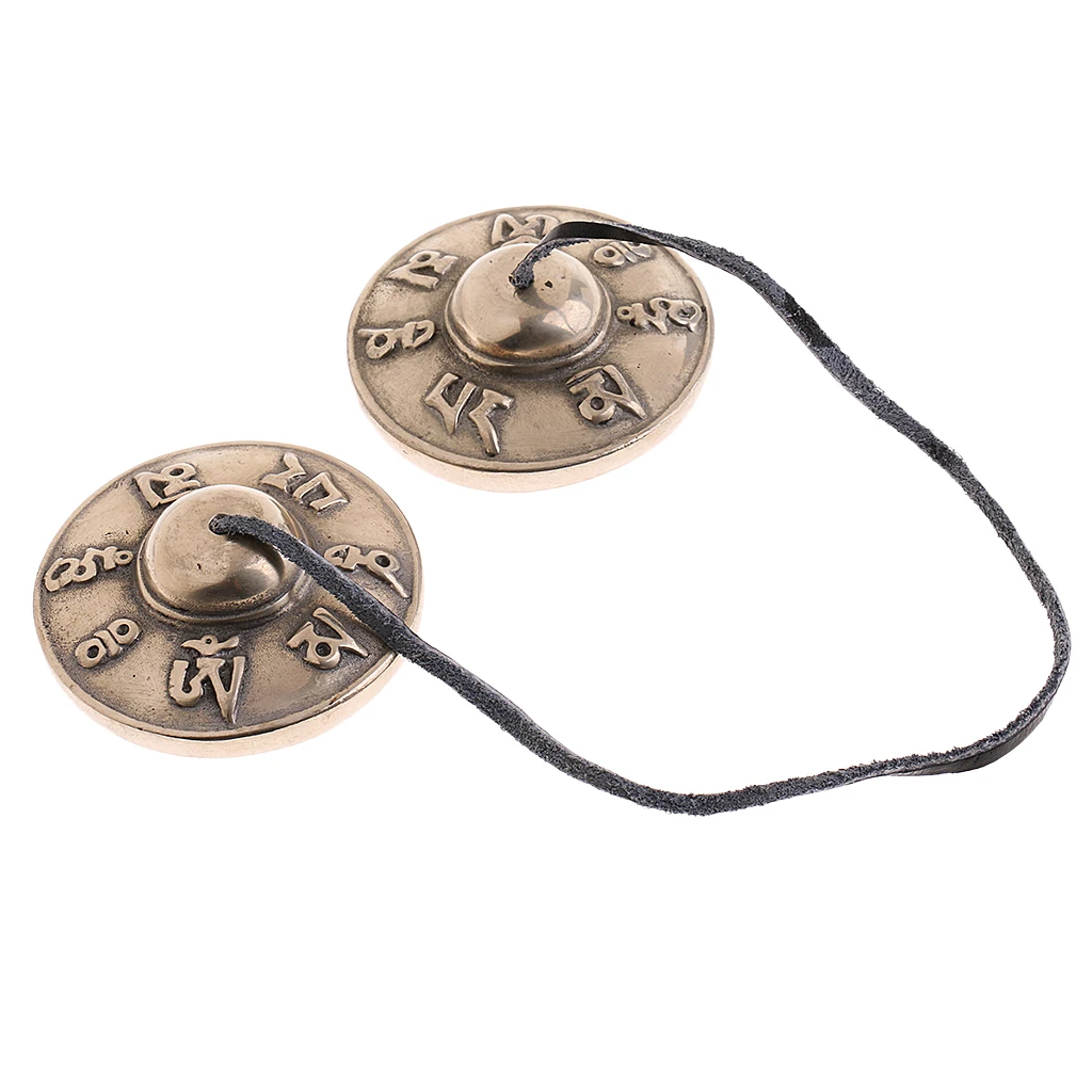 Exquisite 1 Pair Carved Mantras Cymbal Buddhist Style Cymbal Hand Percussion for Kids Musical Toys 2.63inch
Exquisite 1 Pair Carved Mantras Cymbal Buddhist Style Cymbal Hand Percussion for Kids Musical Toys 2.63inch